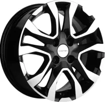 Khomen KHW1503 Black-FP 4*100 6xR15 ET39 DIA56.6