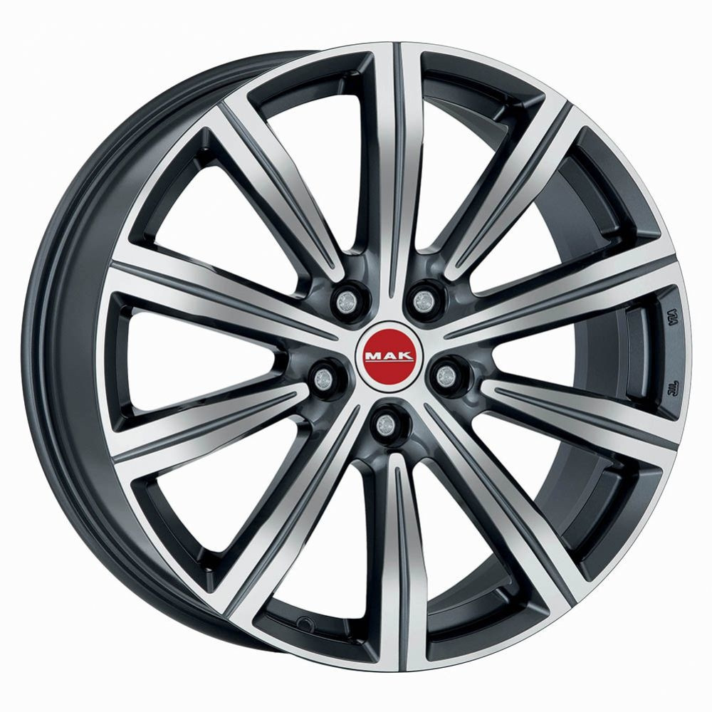Mak Birmingham Gunmetal Mirror Face 5*112 8.5xR20 ET29 DIA66.6